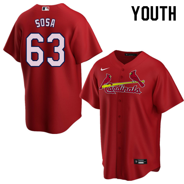 Nike Youth #63 Edmundo Sosa St.Louis Cardinals Baseball Jerseys Sale-Red